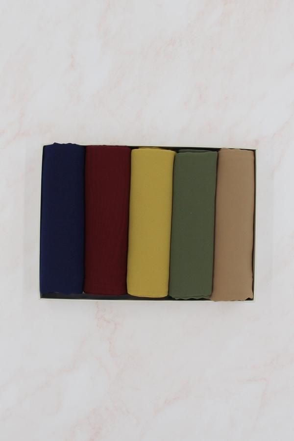 Bundle of 6 - Georgette Chiffon - choose colours