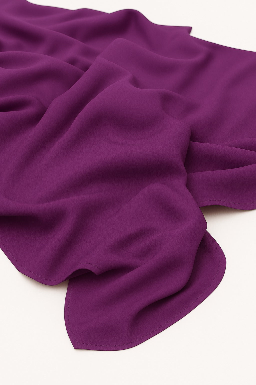 Plain Satin Silk - Purple