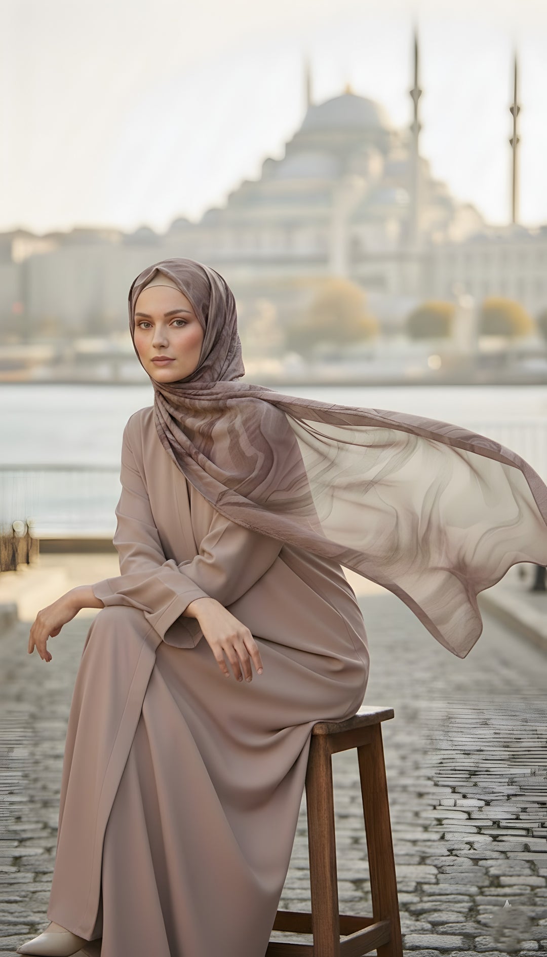 Taupe Abaya
