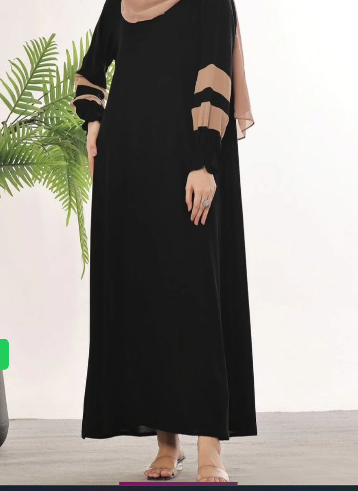 Classic Black Maxi Abaya