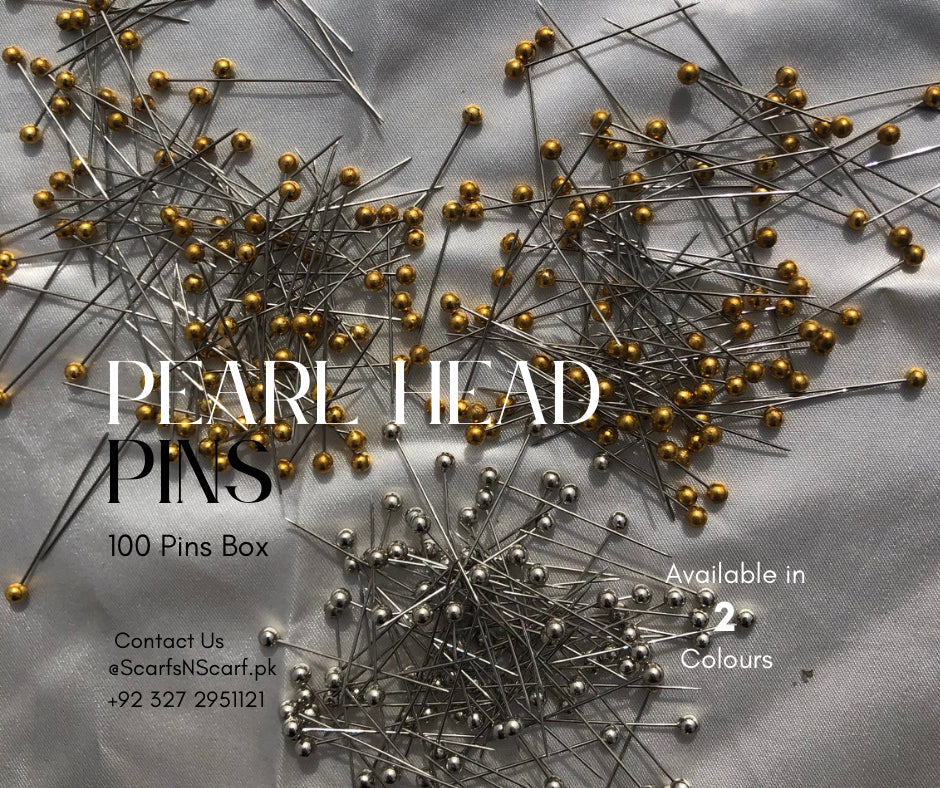 Pearl Head Pins Box - Mix Colors