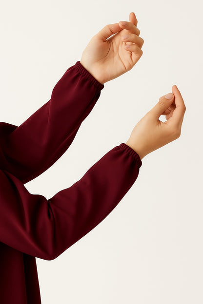 Namaz Chaddar - Maroon