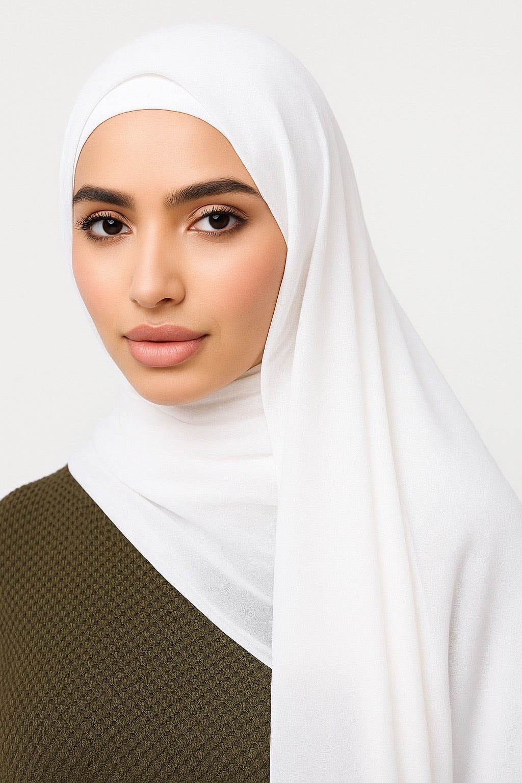 Modal Hijab — White