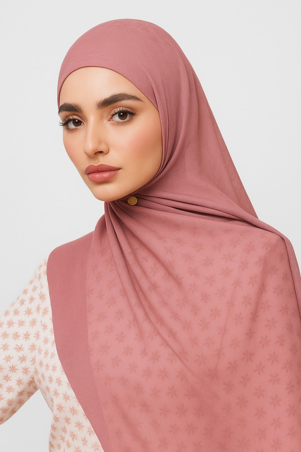 Modal Hijab — Dusty Rose