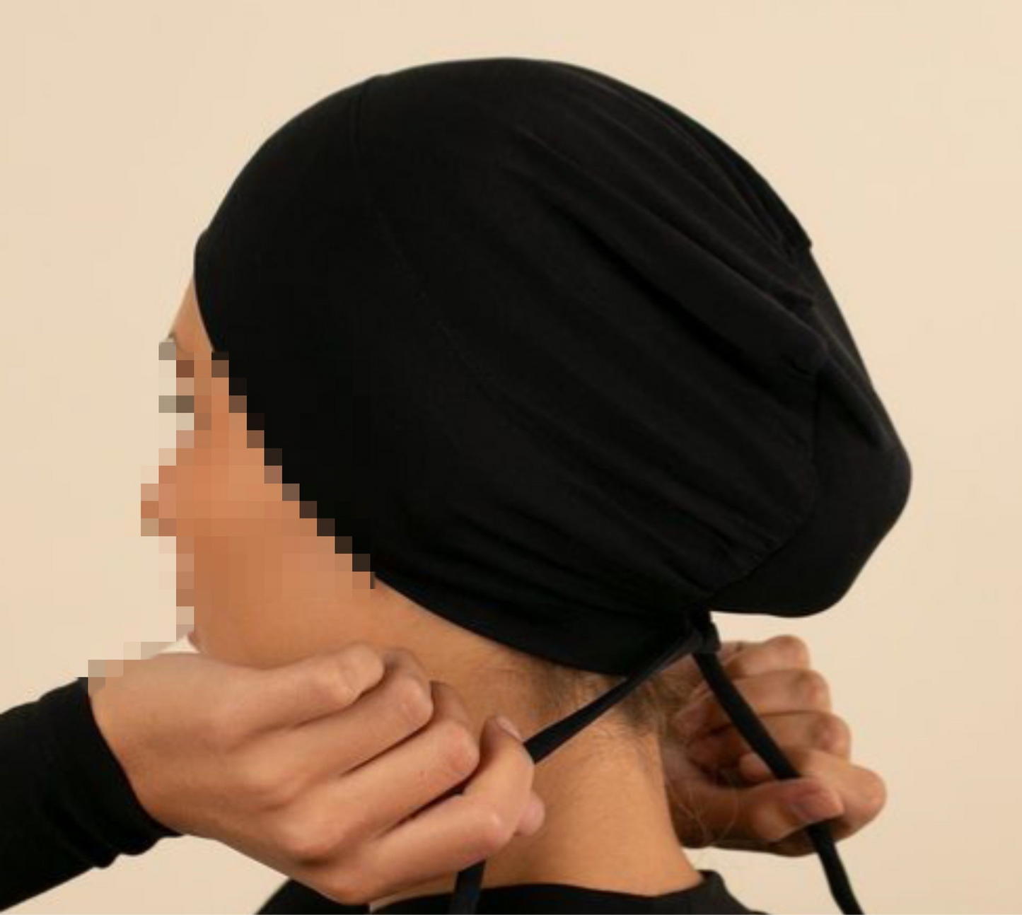 Premium Tie Back Under Scarf Full Coverage