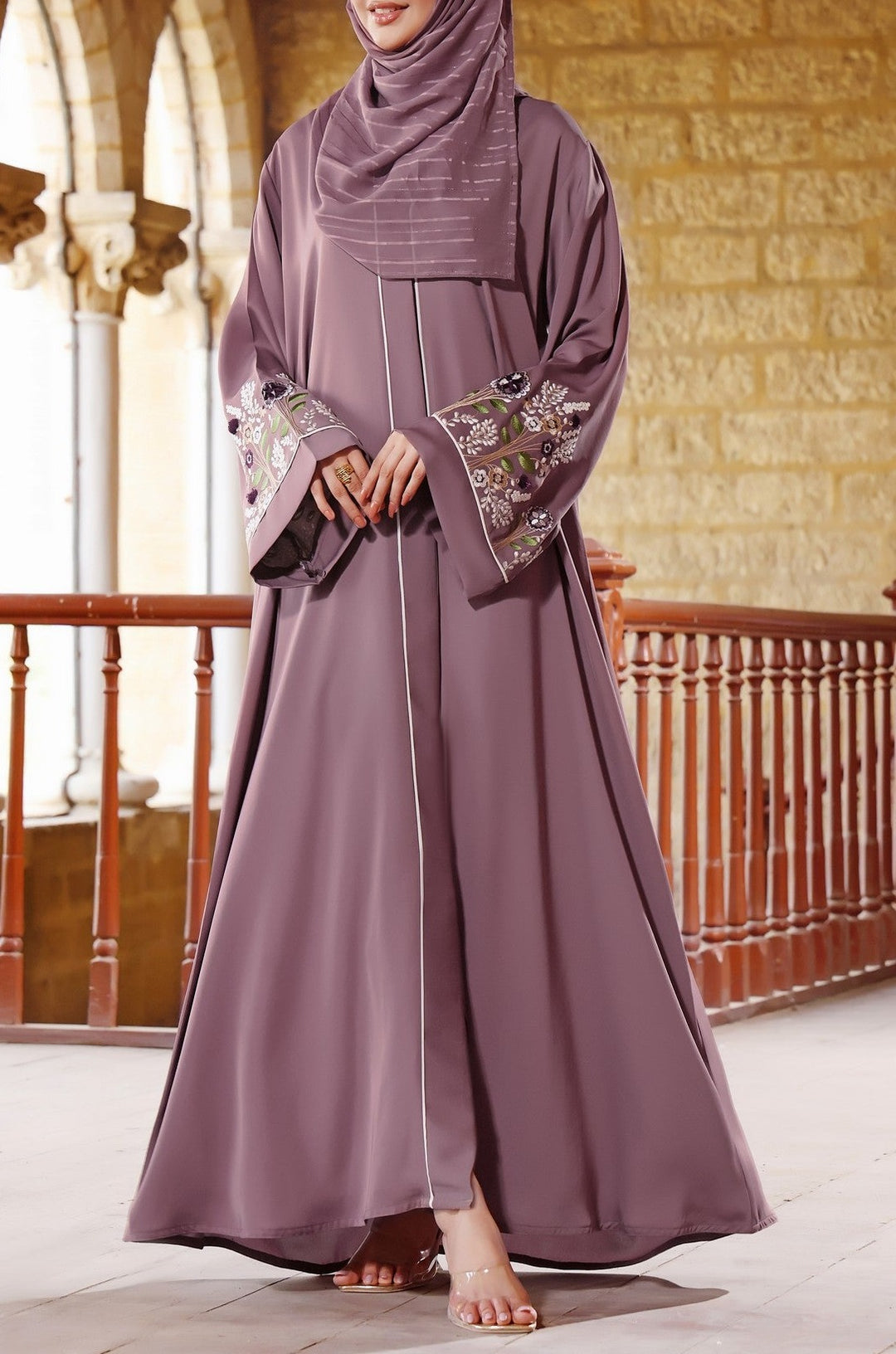 Lavender Grace Abaya