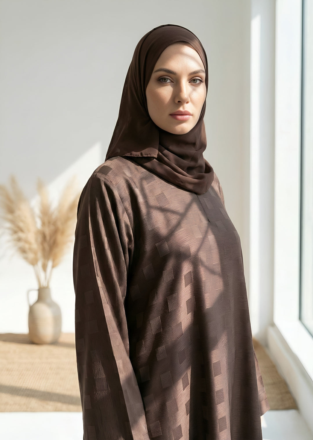 Safa Mocha Abaya
