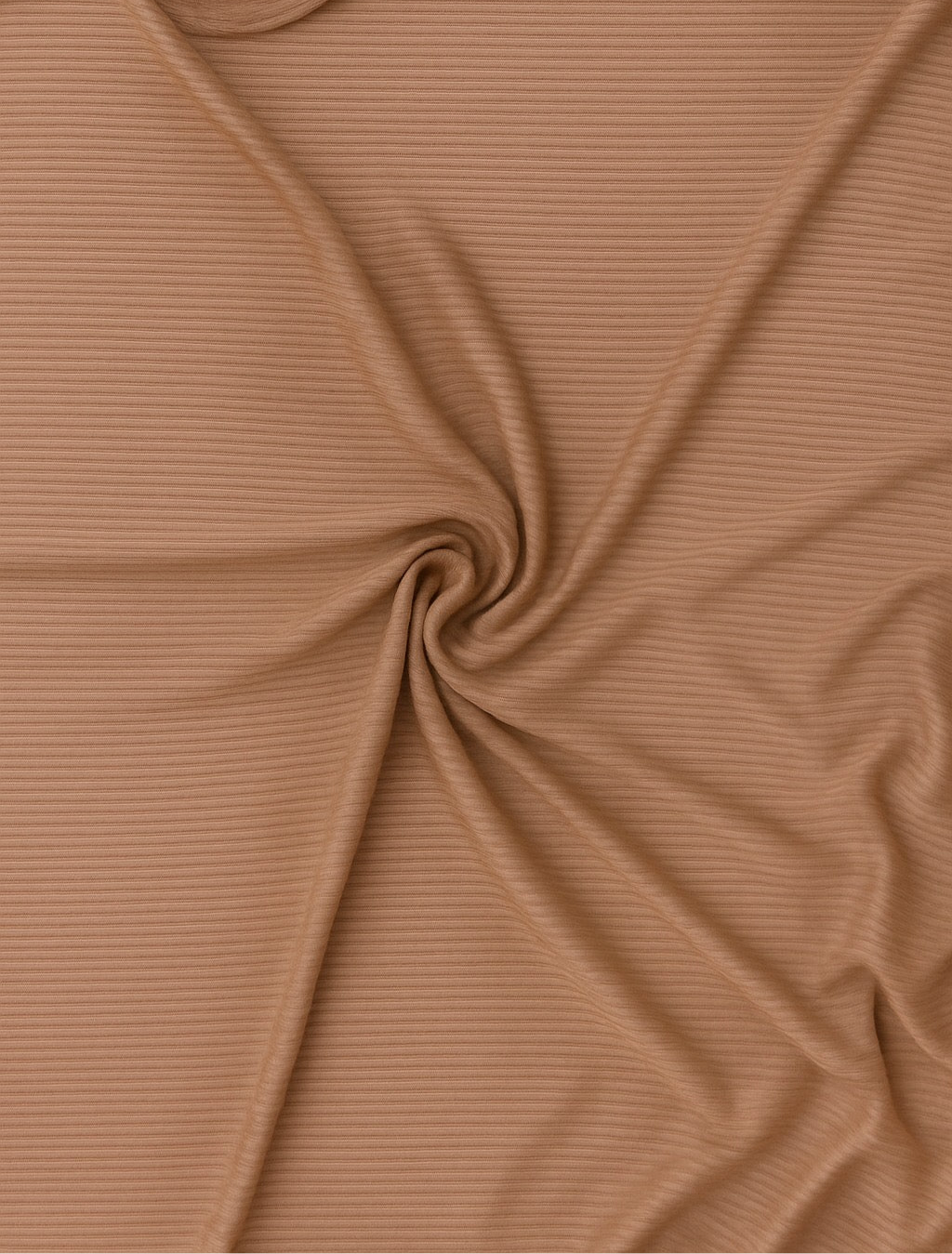 Ribbed Jersey - Rust Orange