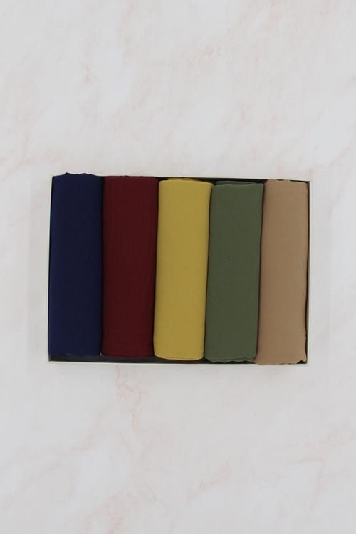 Bundle of 6 - Georgette Chiffon - choose colours