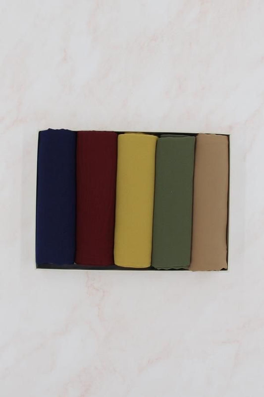 Bundle of 6 - Georgette Chiffon - choose colours