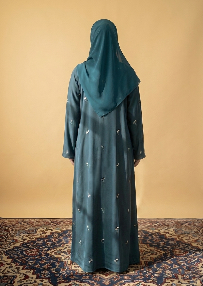 Elara Teal Abaya