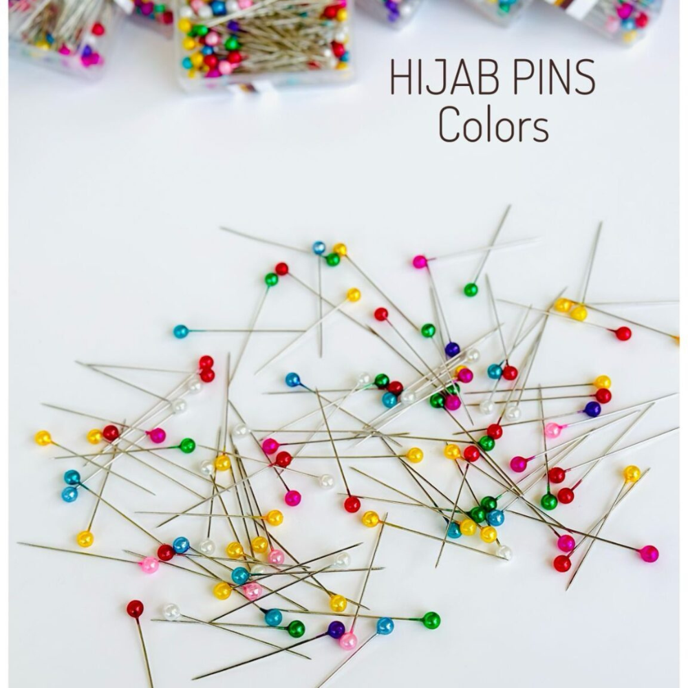 Pearl Head Pins - Multi Color