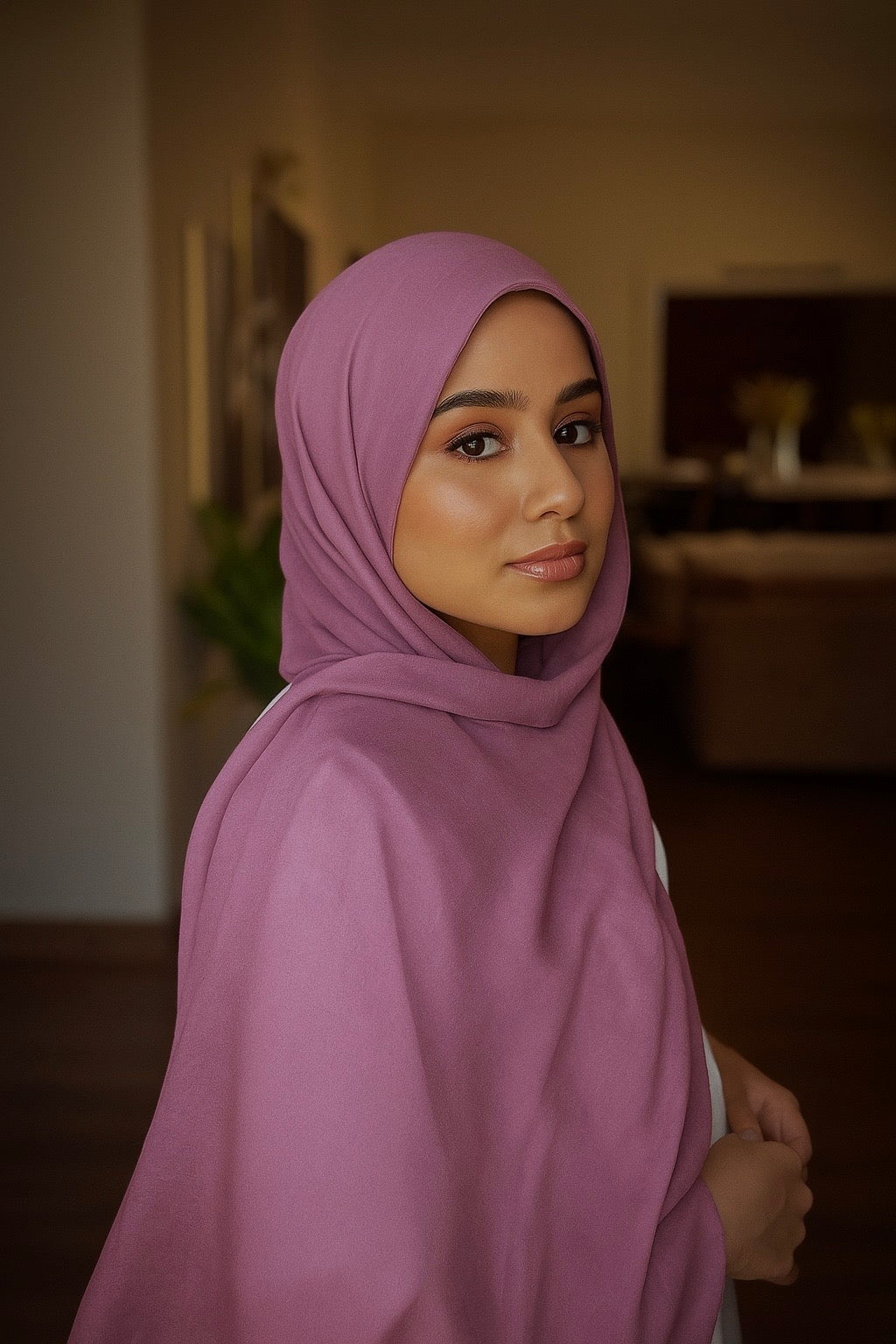 Modal Hijab — Dark Mauve