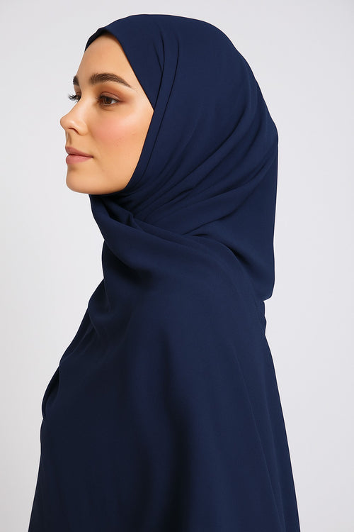 Premium Georgette - Blueberry - 87