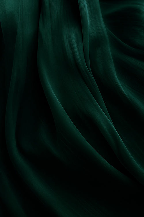 Luxury Silk - Dark green