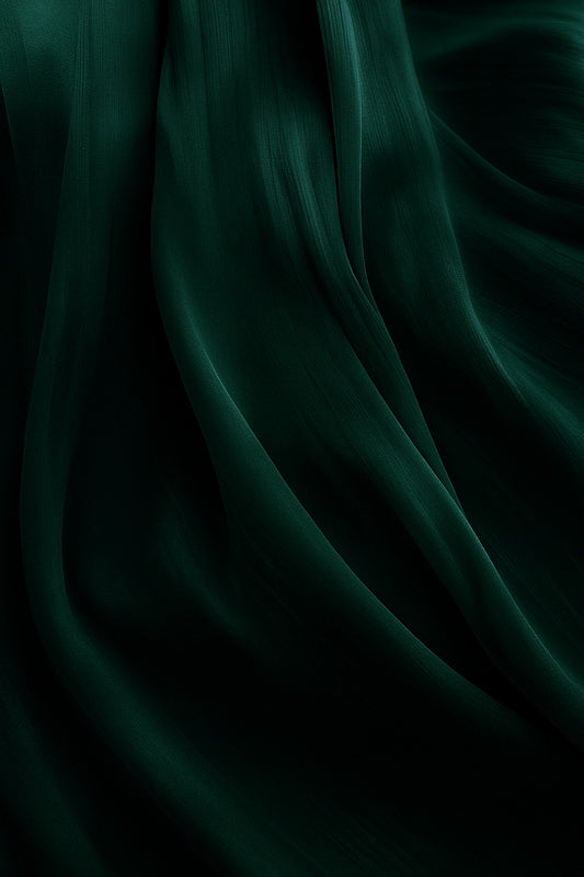 Luxury Silk - Dark green