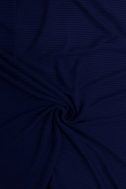 Ribbed Jersey - Navy