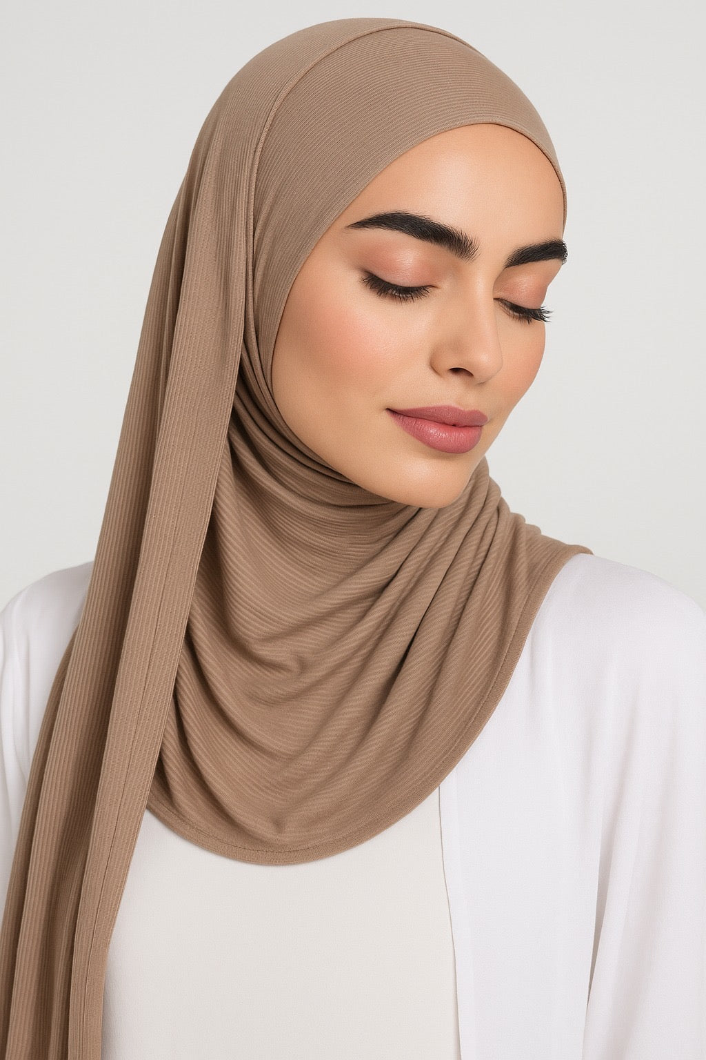 Ribbed Jersey - Taupe