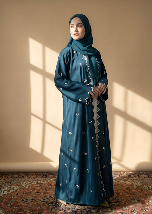 Elara Teal Abaya