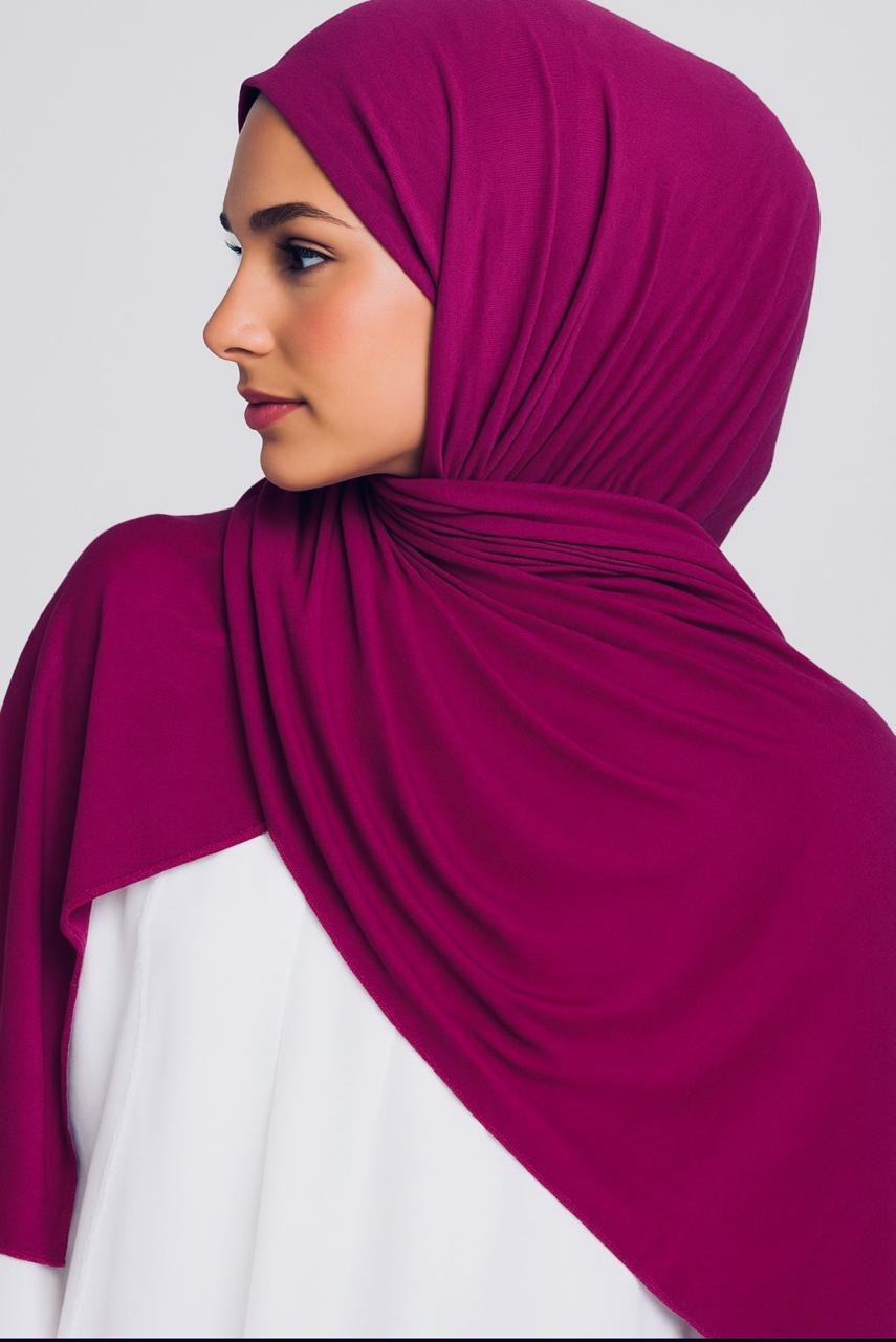 UJ™ Mulberry Pink Jersey Hijab | Buy Hijab Online Pakistan | UmmeJannah