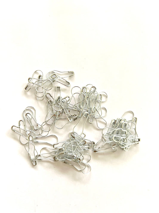 Mini Safety Pin Box — Silver