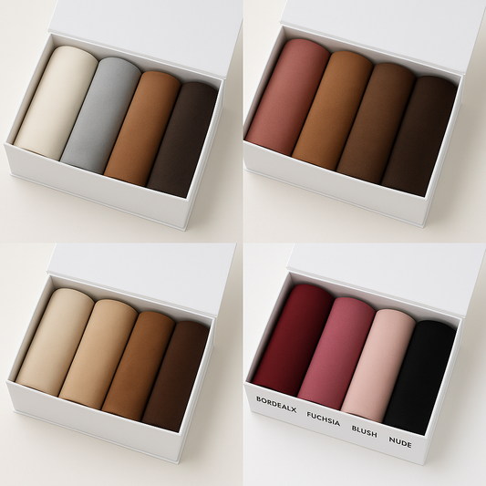 Magnetic Instant Hijab by UJ - BUNDLE OF 3 (RANDOM COLORS)