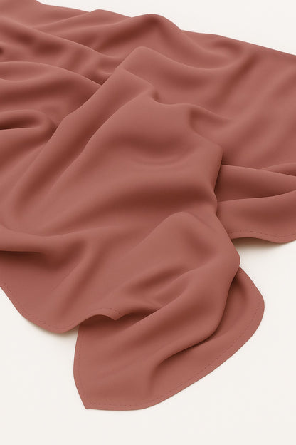 Plain Satin Silk - Dusty Rose