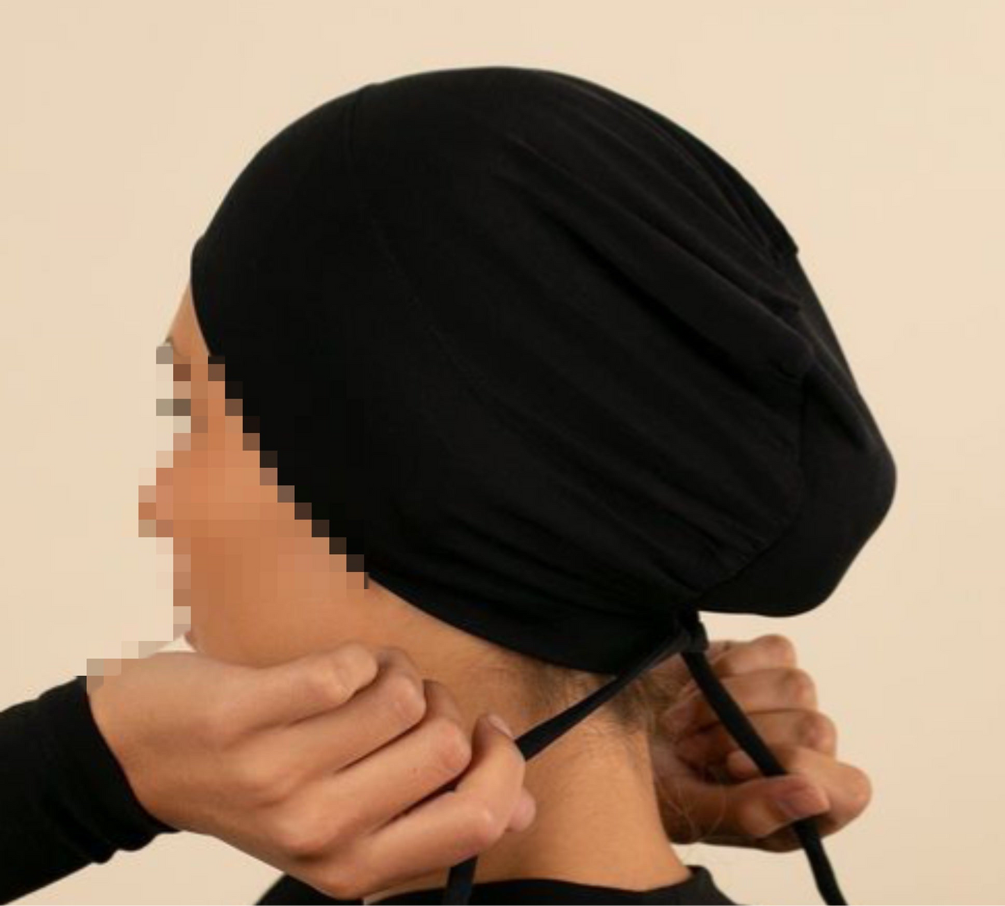 Premium Tie Back Under Scarf Full Coverage