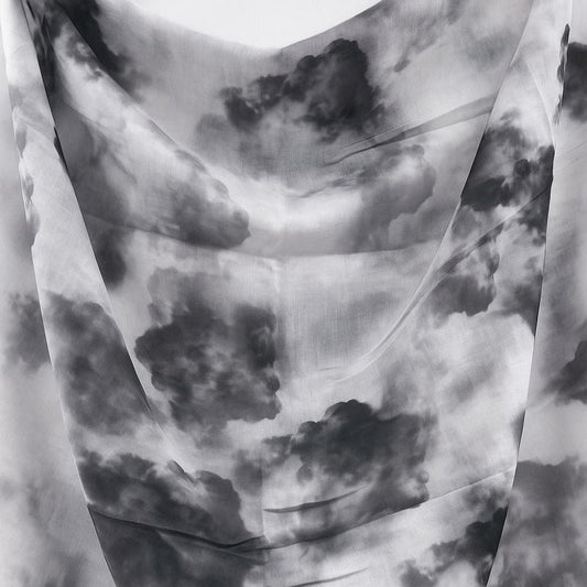 Cloud Veil - Printed Modal