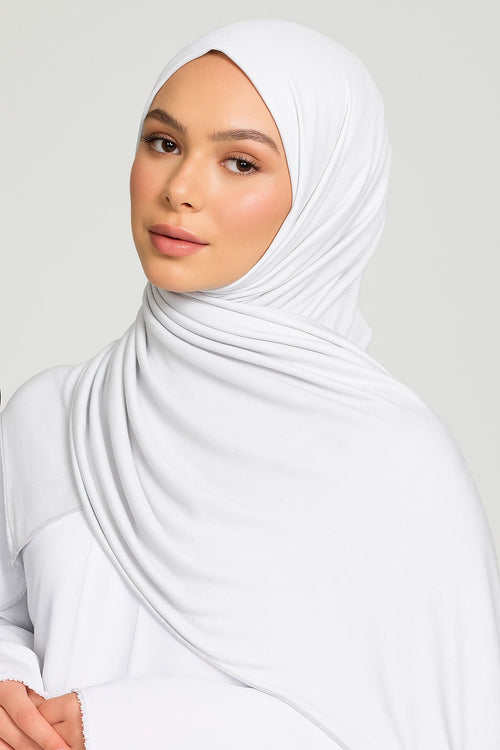 White Jersey Hijab