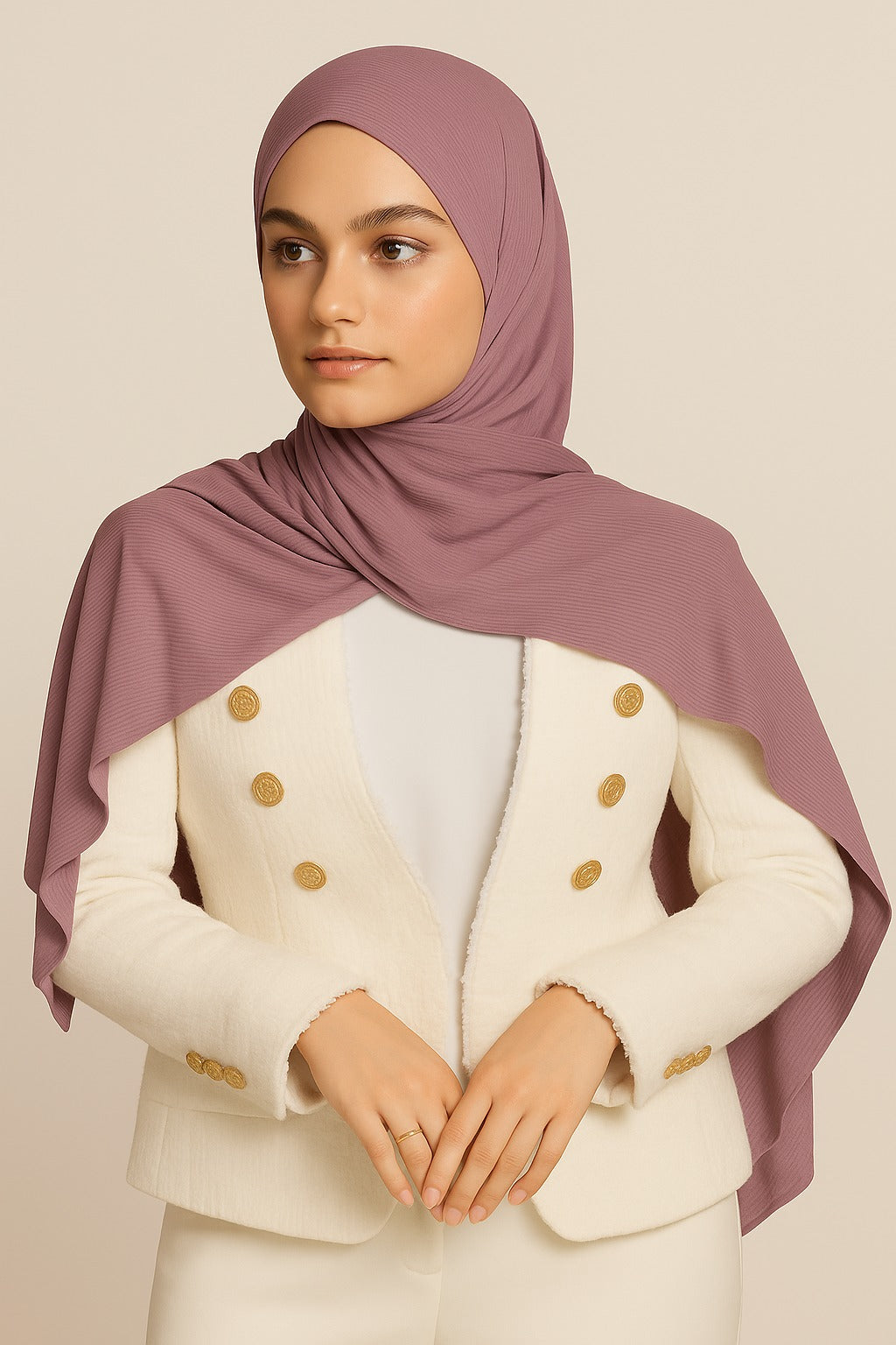 Ribbed Jersey - Dusk Lilac