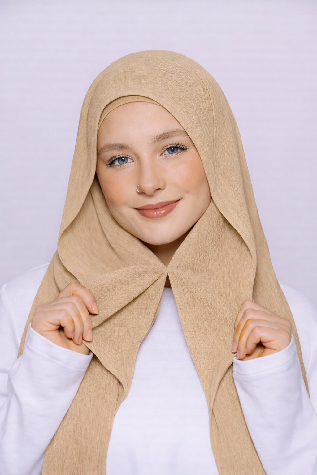 Luxury Instant Crinkle Chiffon Hijab By UJ - PAK - 66 x 30 Inches