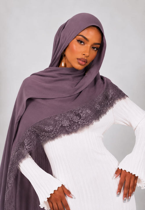 Lace Modal Hijab -