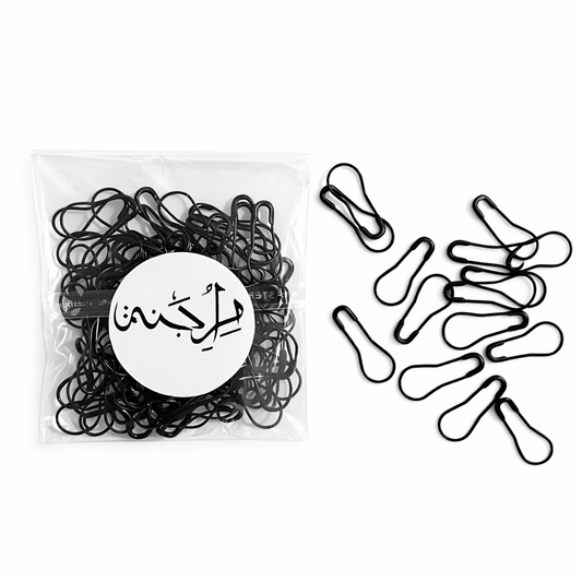Black Safety Pin