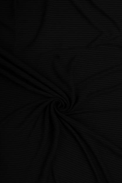 Ribbed Jersey - Black