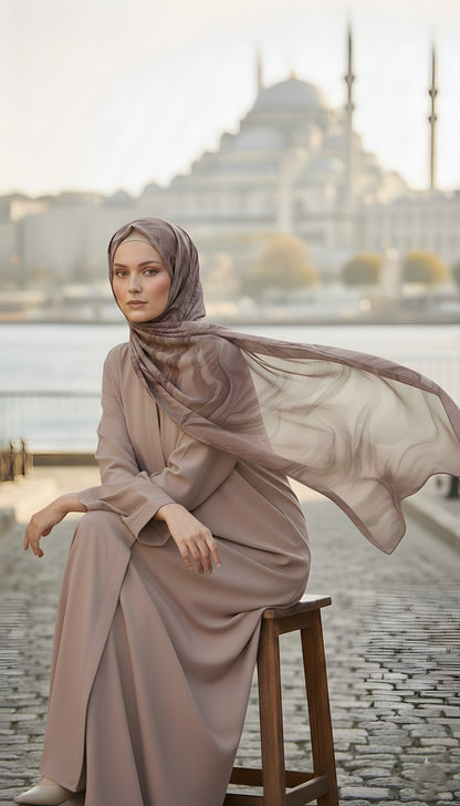 Taupe Abaya