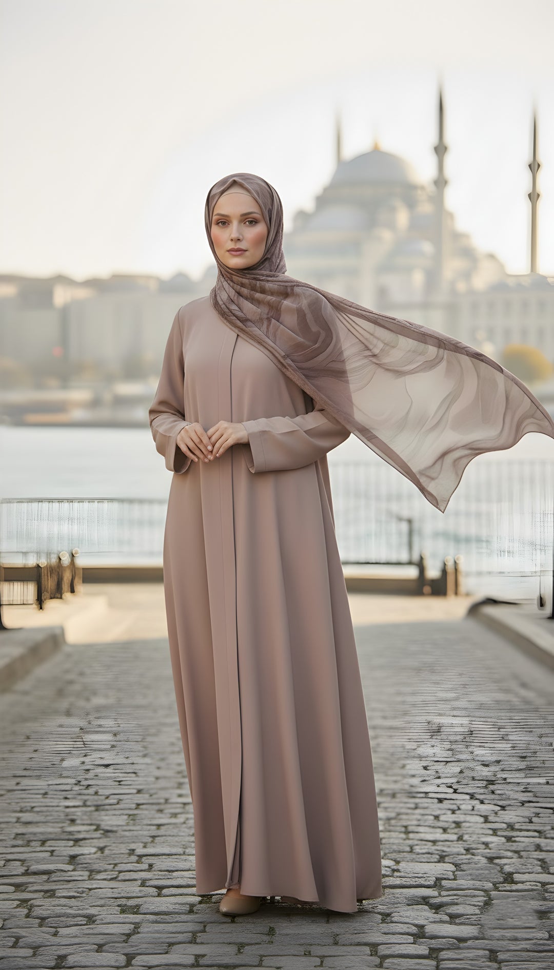 Taupe Abaya