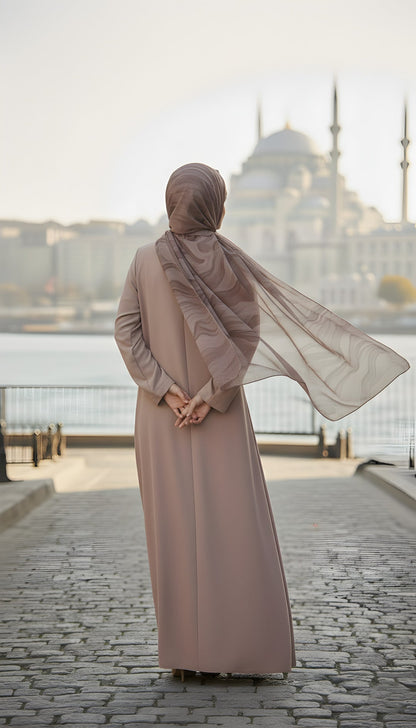 Taupe Abaya