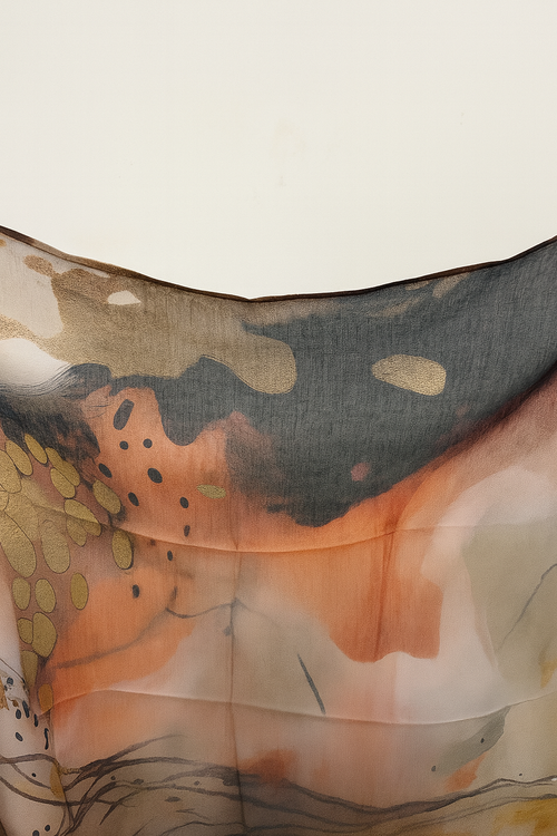 Printed Modal Hijab - Amber Veil