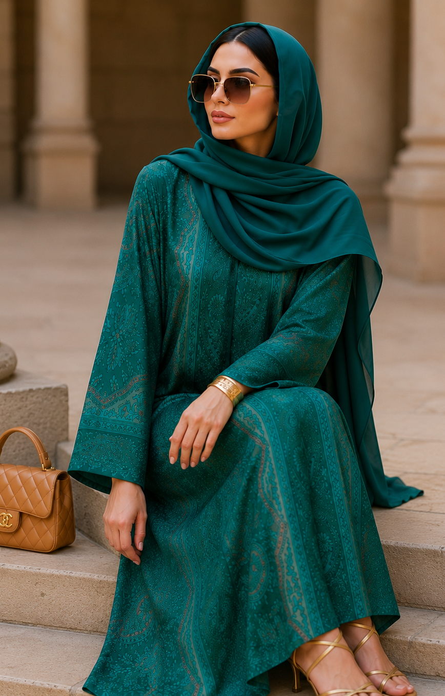 Noor-e-Sabz Abaya