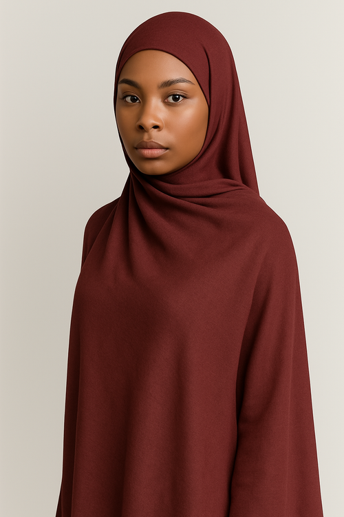 Modal Hijab — Redish Brown