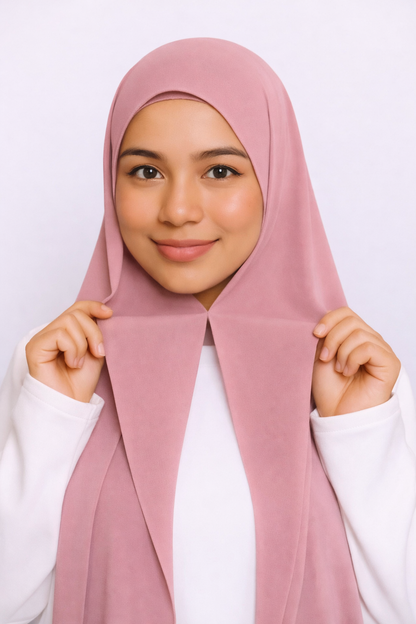 UJ™ Magnetic Instant Turkish Georgette Hijab UK | UmmeJannah