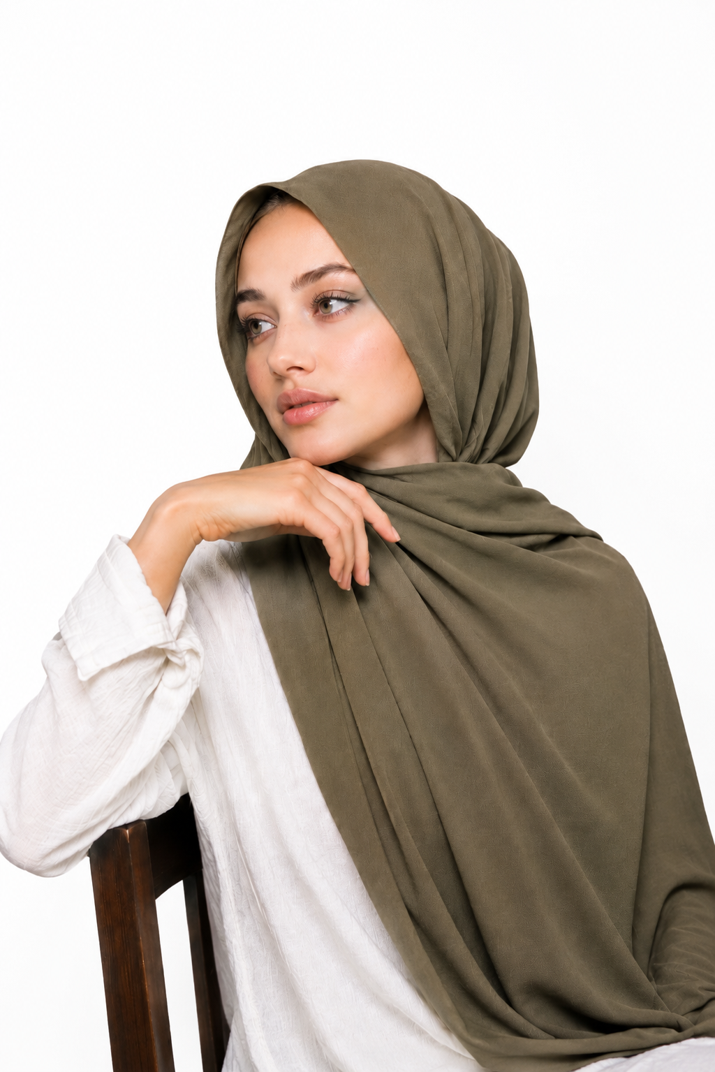 UJ™ Magnetic Instant Hijab by UJ - 72 x 21 (Inches)