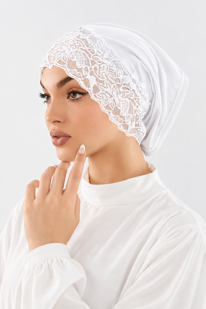 Lace Hijab Cap