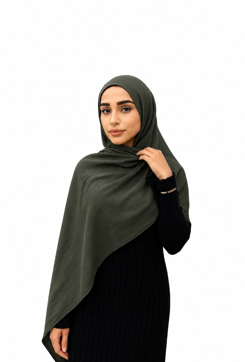 Modal Hijab - Olive Green
