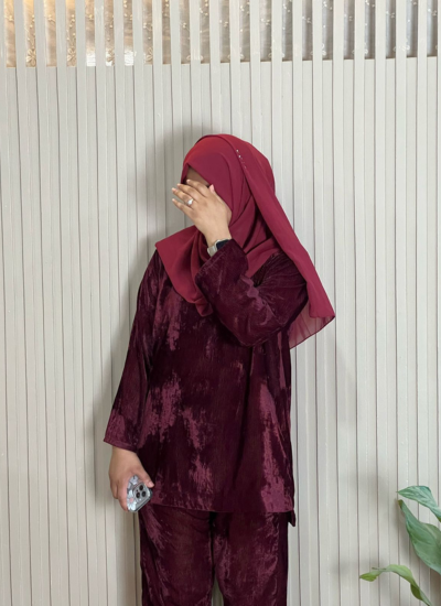 Deep Maroon - Co Ord Set