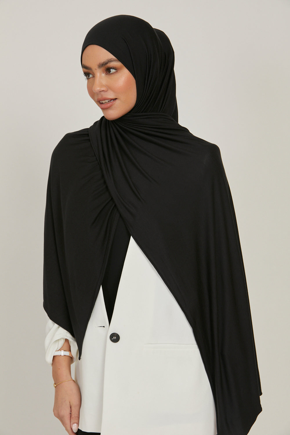 Black Jersey Hijab