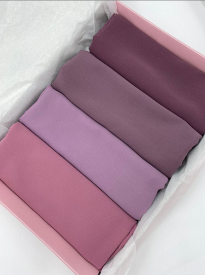 Georgette HIJAB BUNDLE - 4 Premium Hijab