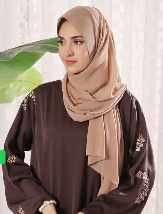 Mocha Brown Maxi Abaya