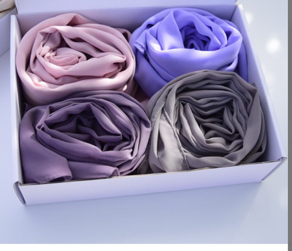 Georgette HIJAB BUNDLE - 4 Premium Hijab